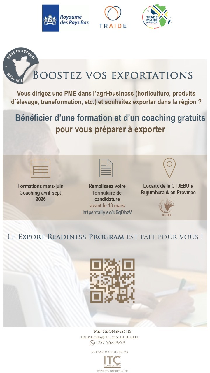 BOOSTEZ VOS EXPORTATIONS AVEC UN ACCOMPAGNEMENT GRATUIT !