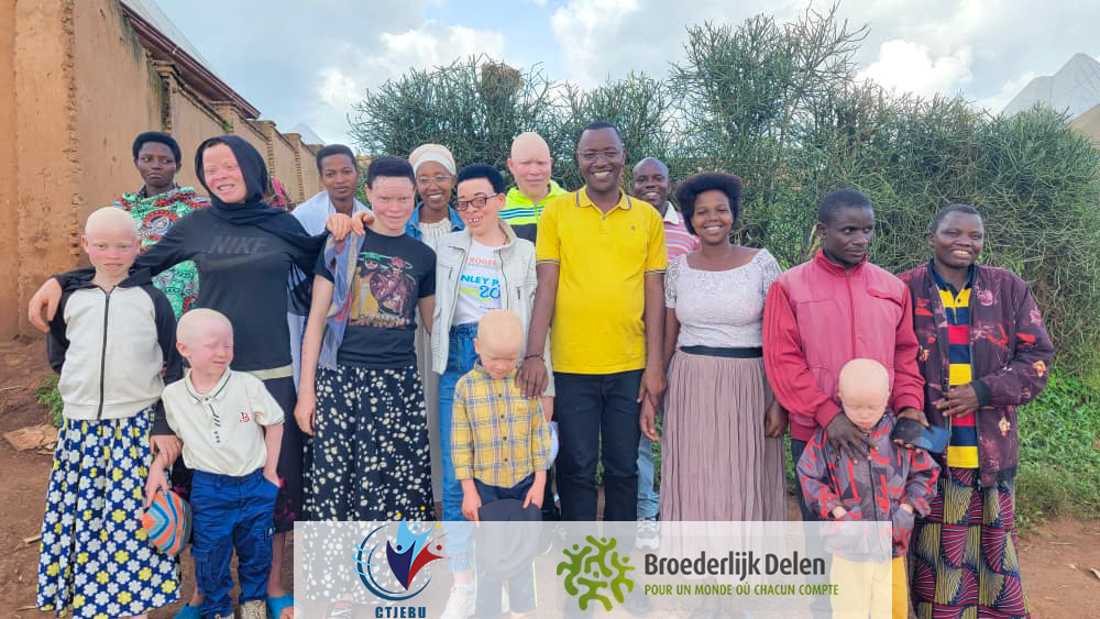 e nouveau groupement de jeunes albinos agriculteurs agroécologiques , accompagnés par la CTJEBU